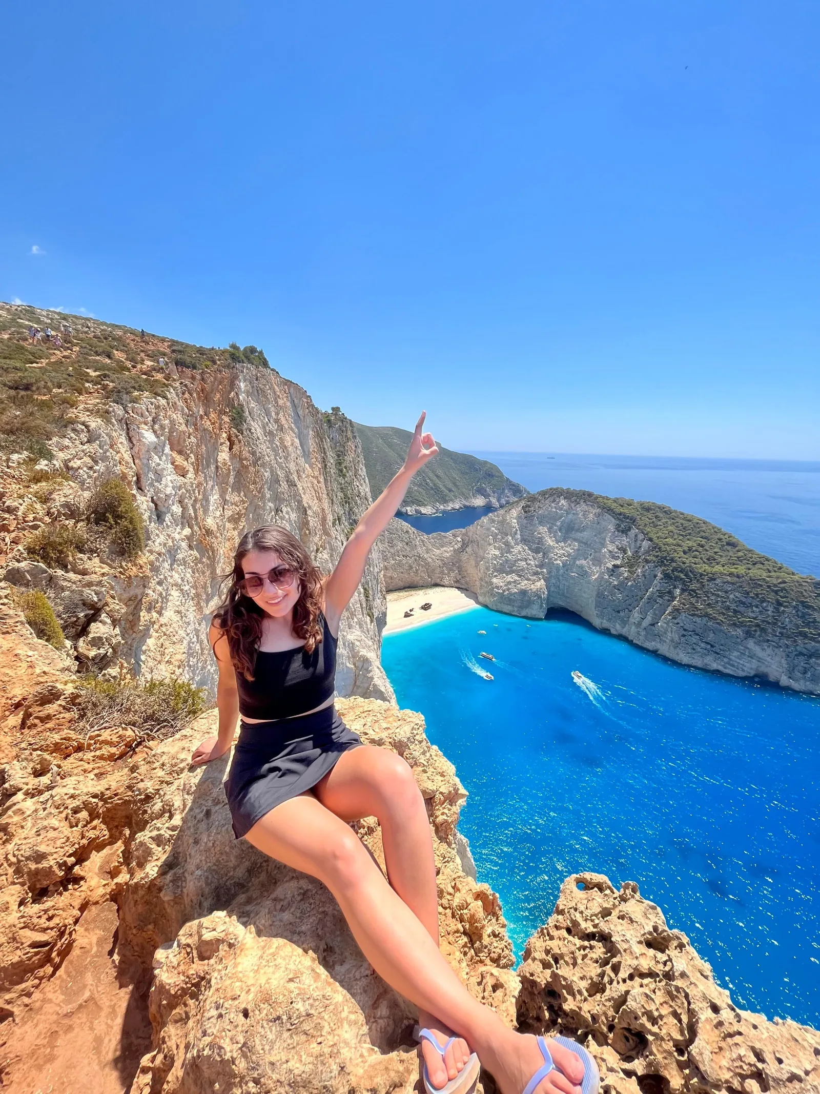 View over Zakynthos Town and the coast from Bochali
